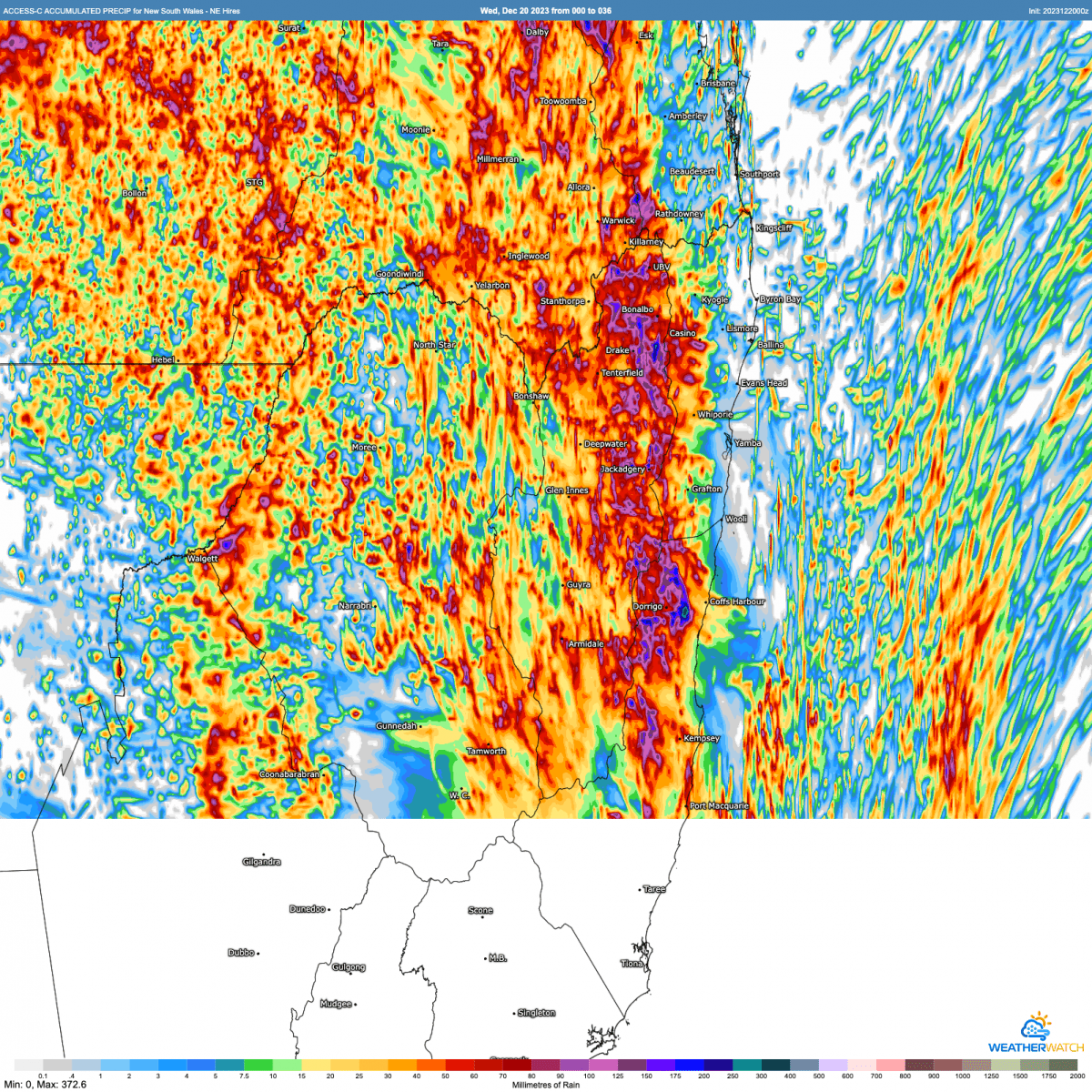 Read more about the article High totals likely under storms